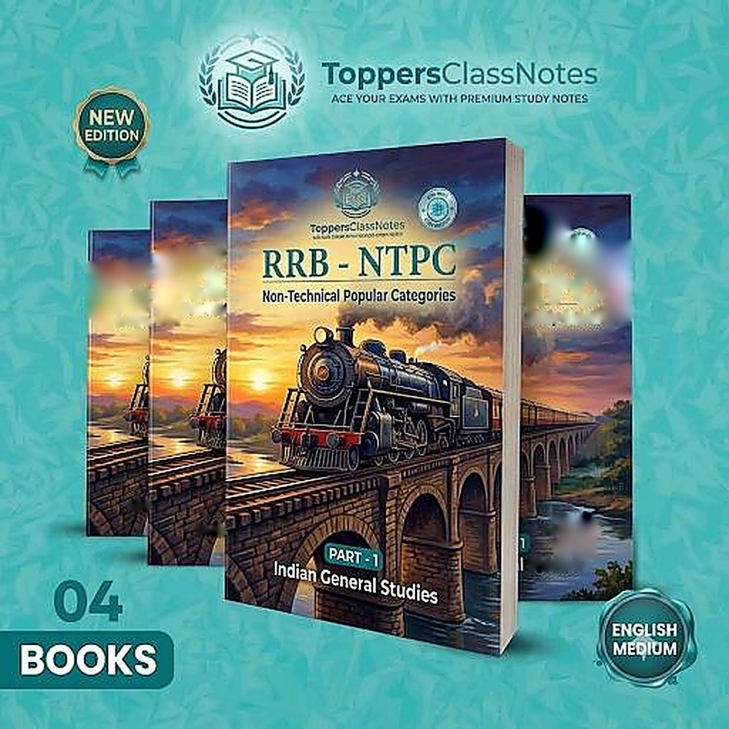 ToppersClassNotes — RRB NTPC Complete Study Material (English Medium)